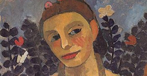 Autoportrait de Paula Modersohn-Becker - Détail